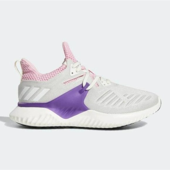 Adidas Alphabounce Beyond Cream Purple Pink Shoes - Picture 1 of 8